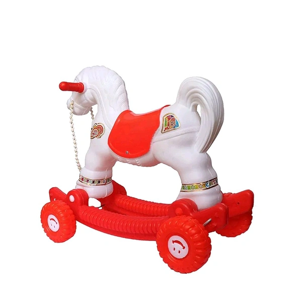  Chetak 2 In 1 Baby Horse Rider And Rocker For Kids Age 1-5 Years (assorted)