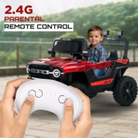 HOT GARAGE Rubicon Battery Operated Jeep for Kids, Ride on Baby Car with Music & Light | Kids Jeep Rechargeable Battery Car | Electric Jeep Car for Kids to Drive 2 to 6 Years Boy Girl (Painted ASH)