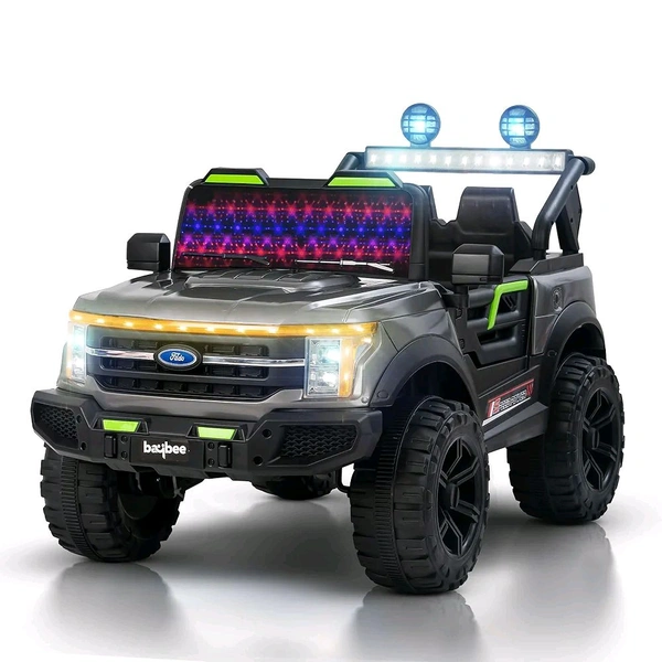 HOT GARAGE Hot Garage Battery Operated Jeep for Kids | Baby Big Battery Car with Steering Function, LED Light & Music | Ride on Toy Kids Car with USB


