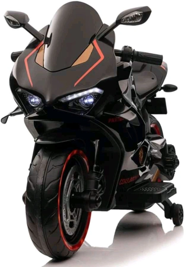  Hot Garage Rechargeable V5R  Ride-On Bike with Music and Lights – The Ultimate Adventure for Young Riders! (Black)


