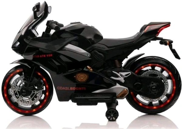  Hot Garage Rechargeable V5R  Ride-On Bike with Music and Lights – The Ultimate Adventure for Young Riders! (Black)


