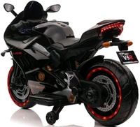  Hot Garage Rechargeable V5R  Ride-On Bike with Music and Lights – The Ultimate Adventure for Young Riders! (Black)


