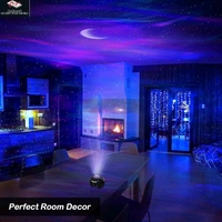 Northern Galaxy Light Aurora Projector With 33 Light Effects, Night Lights Led Star Projector For Bedroom Nebula Lamp, Remote Control,Bluetooth Speaker For Parties - Abs