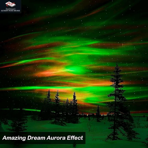 Northern Galaxy Light Aurora Projector With 33 Light Effects, Night Lights Led Star Projector For Bedroom Nebula Lamp, Remote Control,Bluetooth Speaker For Parties - Abs