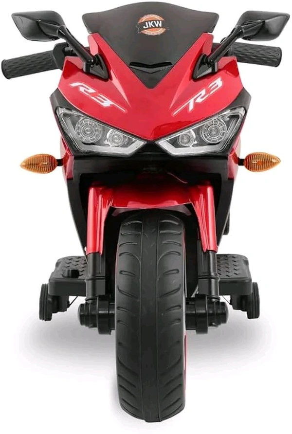 Hot Garage Children's Toy Bike R3: Rechargeable Battery-Powered Ride-On for Boys and Girls | Electric Ride-On for Kids [Agesb2 to  10, Large Size - Painted Red