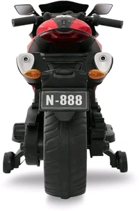 Hot Garage Children's Toy Bike R3: Rechargeable Battery-Powered Ride-On for Boys and Girls | Electric Ride-On for Kids [Agesb2 to  10, Large Size - Painted Red