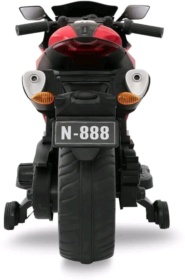 Hot Garage Children's Toy Bike R3: Rechargeable Battery-Powered Ride-On for Boys and Girls | Electric Ride-On for Kids [Agesb2 to  10, Large Size - Painted Red