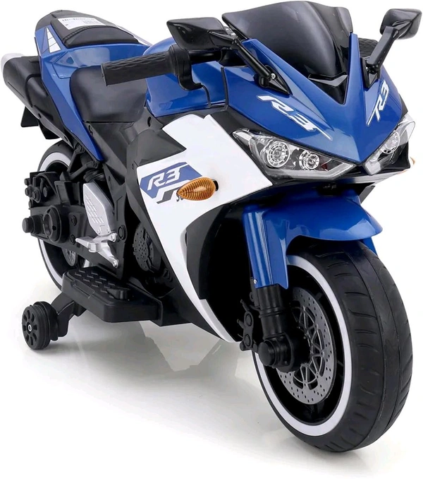 Hot Garage Latest Yamaha R3 Kids Battery Operated Ride On Bike (Blue)