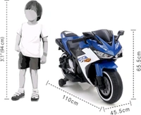 Hot Garage Latest Yamaha R3 Kids Battery Operated Ride On Bike (Blue)