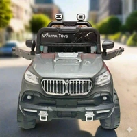 Hot Garage 12V Kids 4X4 Battery Operated Ride On BMW-617 Jeep with Windshield Light, Music & Remote Control (Green)