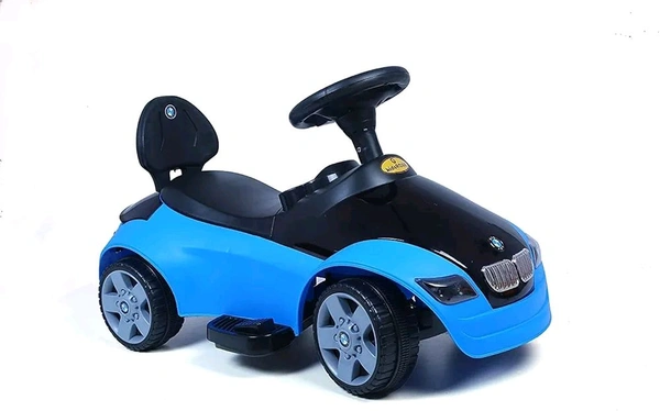 Hot Garage Kids car Battery Operated with USB & Bluetooth Support Music System | Electric Car for Kids Foot Accelerator | Without Remote Control | for 1 Year to 5 Year Kids | Best Gifting Item (Blue)