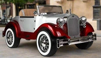 Hot Garage 2025 Model  Vintage Kids Car Dual Accelerator
