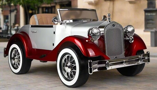 Hot Garage 2025 Model  Vintage Kids Car Dual Accelerator