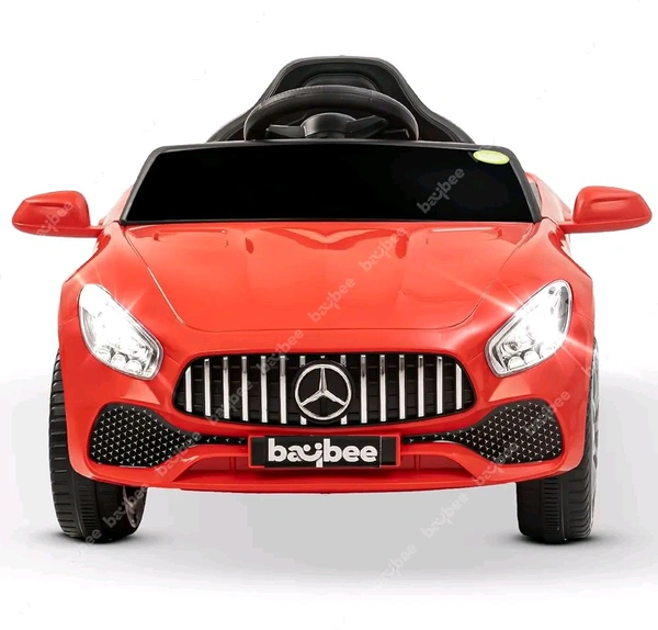 Hot Garage Mini Kids Battery Operated Car for Kids, Ride on Kids Car with Music & Light | Baby Big Car Rechargeable Battery Car | Electric Car for Kids to Drive 1 to 4 Years Boys Girls (Red)