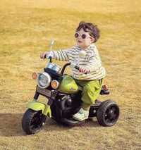 Happy Goods Battery Operated Bike for Kids,Ride On Toy Baby Bike with Light & Music Ride On Toy Kids Bike Rechargeable Battery Electric Scooter for Kids to Drive 2 to 6 Years