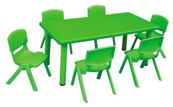 Playtool Playschool Catalogue Regular Rectangle Shape Table (Without Chair)