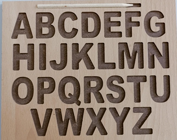 Wooden Alphabet 