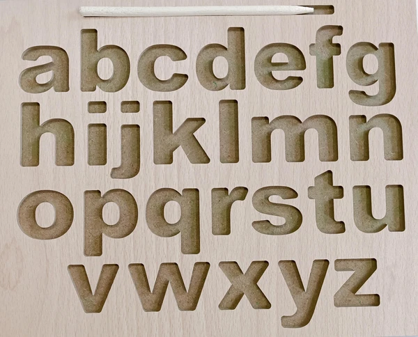 Wooden Small Alphabet 