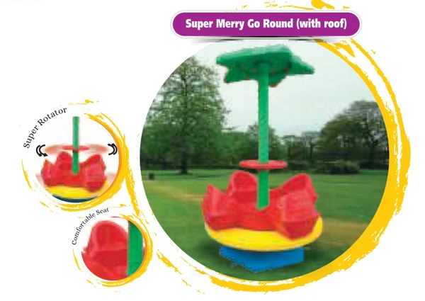 Playtool Playschool Catalogue Super Merry Go Round (With Roof)