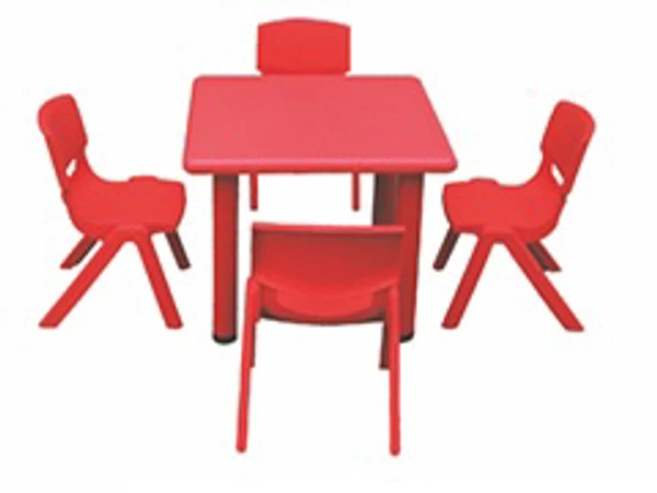 Playtool Playschool Catalogue Square Shape Table (Without Chair)