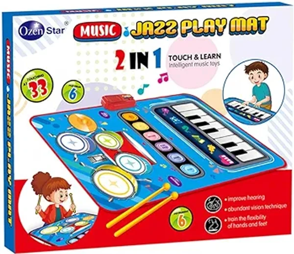 2 In 1 Jazz Play Mat Music 