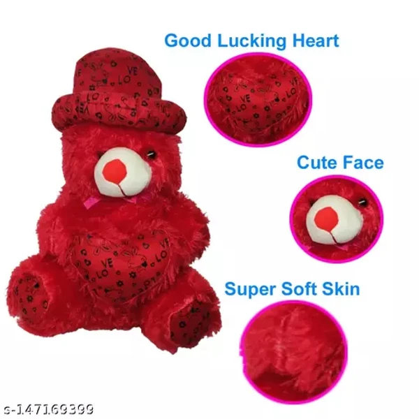 Teddy With Cap Red 