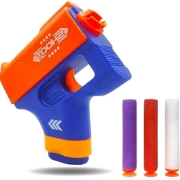 Mini Blaster Gun Toy with 3 Bullets Blaze Storm Manual Soft Bullet ...