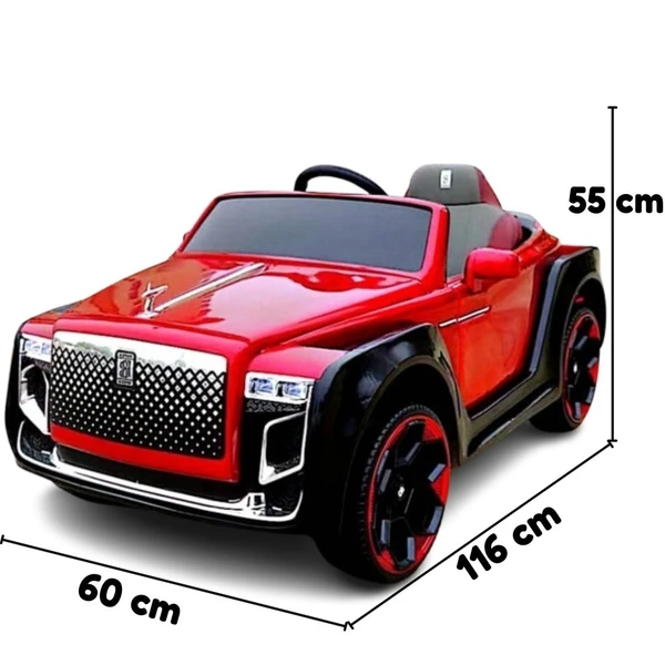 Rolls Royce Model LT928PUT Rechargeable Battery Operated Ride-On Car for Kids | Electric Toy Car for Boys & Girls, Ages 2-8 - PatnaToys - Red