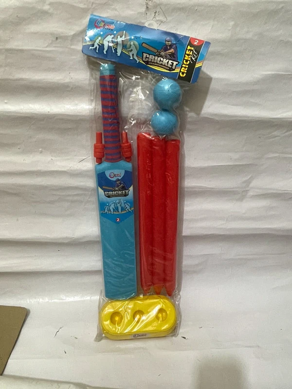 plastic cricket set