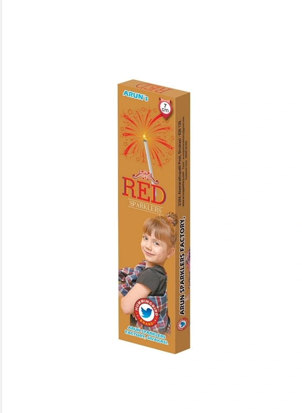 7cm Red Sparklers 10pcs