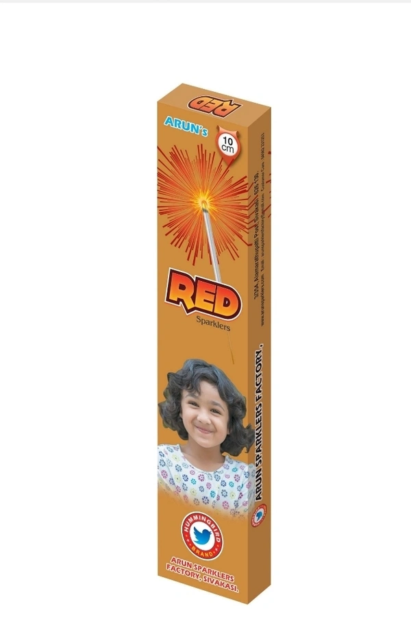 10cm Red Sparklers 10pcs