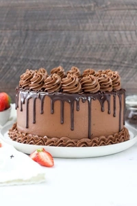 Chocolate Cake - Brown, Large
