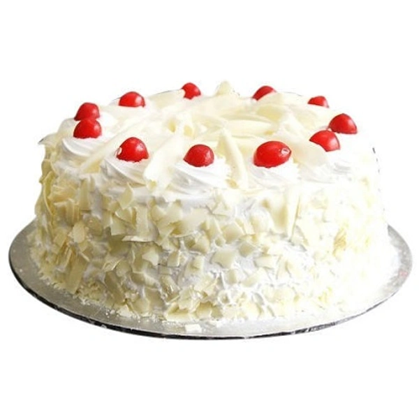 White Forest Cake - White, Small