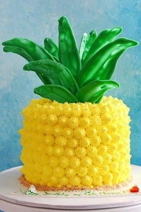 Pineapple Cake - Yellow, Large
