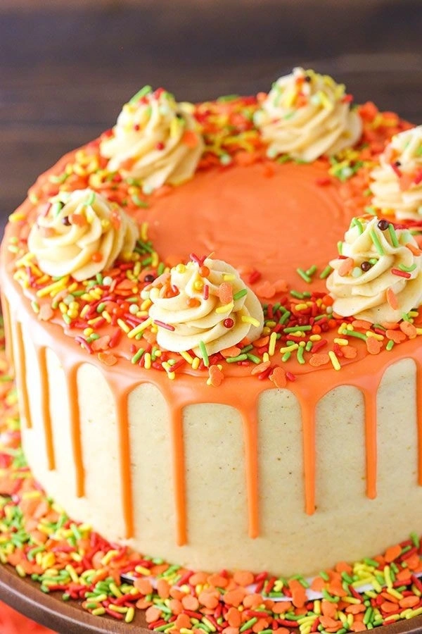 Orange Cake - Orange, Large