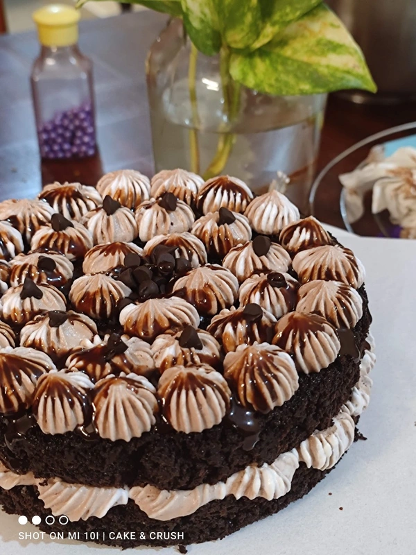 Brownie Layer Cake - Brown, Large