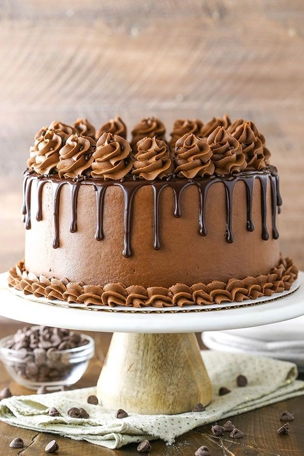 Choco Truffle Cake - Brown, Large
