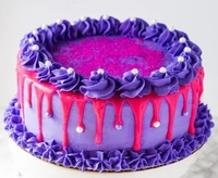 Purple Velvet Cake - Purple, Medium
