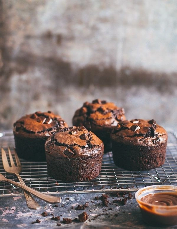 Brownie Muffins - Brown, Large