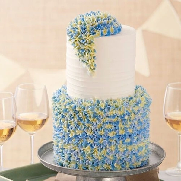 Hydrangea Premium White Forest Tower Cake - Multiple, 6 kilograms