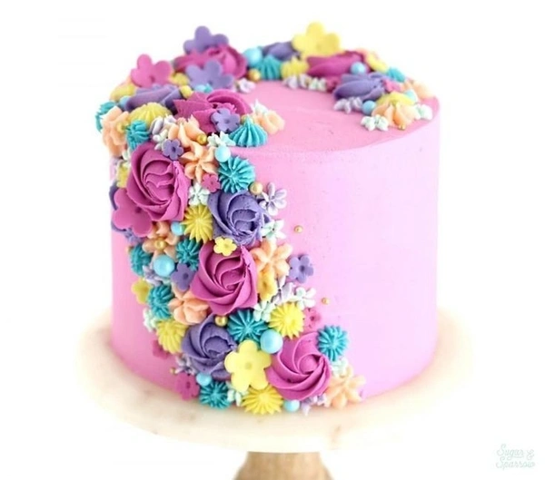 Garland Cake - Purple, 1.2kg