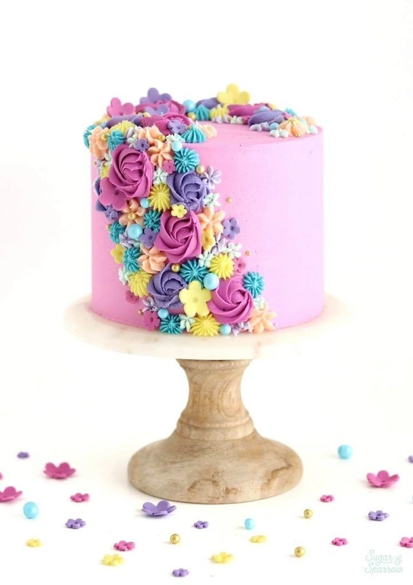 Garland Cake - Purple, 1.2kg