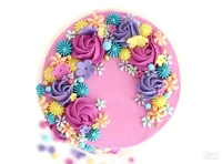 Garland Cake - Purple, 1.2kg