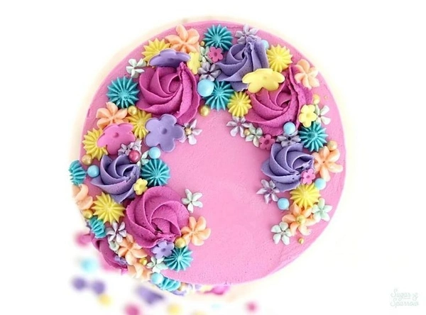 Garland Cake - Purple, 1.2kg