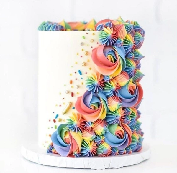 Rainbow Cake - Multiple color, Large