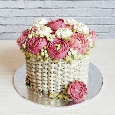 All Cake Basket of Flowers 🌺 | Instagram