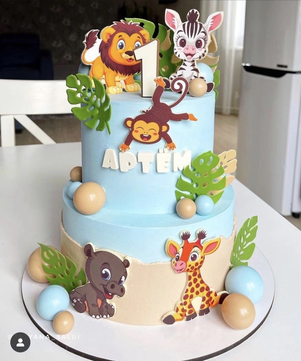 Mango 2 Tier Custom Cake