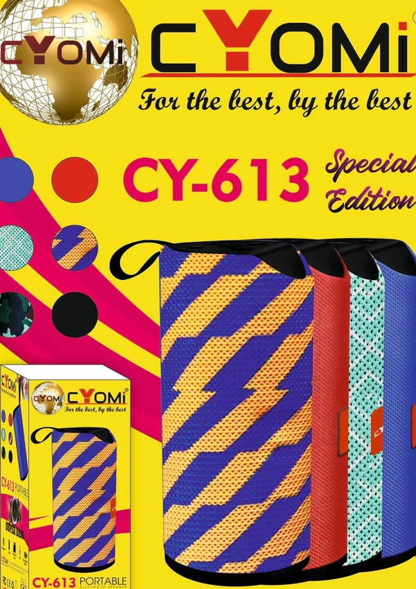 CYOMI Portable Super Bass Wireless Speaker - 3 Months Warranty, Guardsman Red