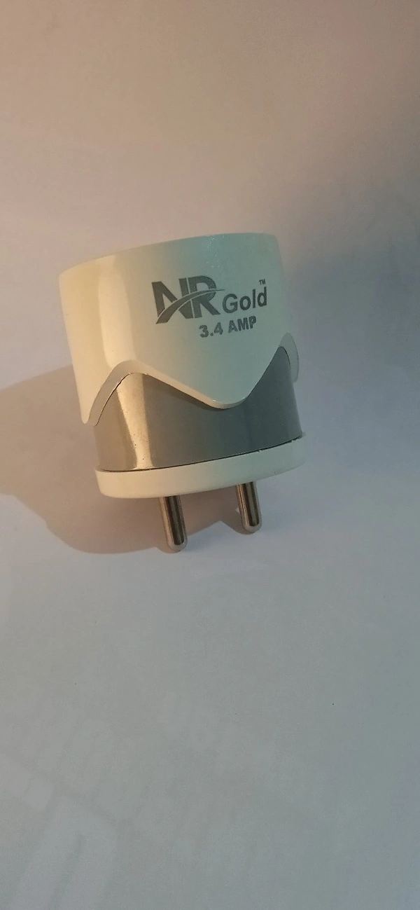 Tiger Nr Gold Dual USB Charger  - White, 3 Month Warrenty