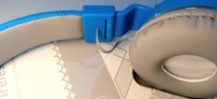 SH-12 Headphones  - Cyan Aqua, 1 Month Warrenty